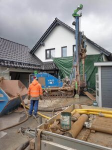 Installation Wärmepumpe